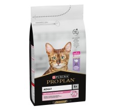 Purina Pro Plan Adult Delicate Digestion, Dry Cat Food with Turkey, 10 kg
