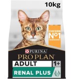 Purina Pro Plan Adult Renal Plus Everyday Dry Cat Food with Chicken 10 kg