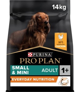 Purina Pro Plan Everyday Nutrition Small and Mini Adult, Dry Dog food with Chicken 14 kg