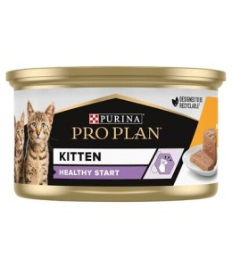 Purina Pro Plan Kitten Healthy Start, Wet Cat Food Mousse Chicken 85g