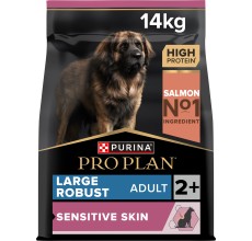 Purina Pro Plan Large Robust Adult Sensitive Skin, Dry Dog Food with Salmon, 14 kg