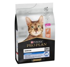 Purina Pro Plan Senior 7+ Longevis Dry Cat Food with Salmon, 3 kg