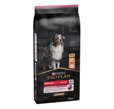 Purina Pro Plan Sensitive Skin Medium Adult, Dry Dog food with Salmon, 14 kg