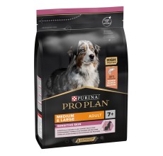 Purina Pro Plan Sensitive Skin Medium and Large Senior 7+, Dry Dog food with Salmon, 3 kg