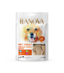 Ranova Freeze Dried Duck for dogs - 50g