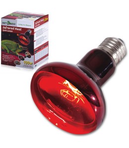 Reptizoo Infrared Heat Spot Lamps 100W E27 220-240V 50/60Hz