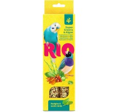 Rio Sticks For Budgies And Exotic Birds Supergreens And Algae 2X40G