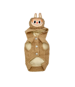 Labubu Hoodie Beige (Medium)