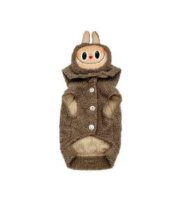 Labubu Hoodie Dark Brown (Extra Small)