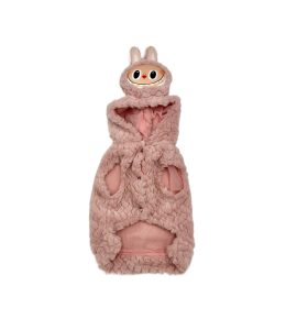 Labubu Hoodie Pink (Medium)