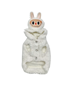 Labubu Hoodie White (Extra Small)