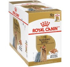 Royal Canin Breed Health Nutrition Yorkshire Adult (WET FOOD - Pouches) Pack of 12