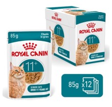Royal Canin Feline Health Nutrition Ageing 11+ Gravy (Wet Food - Pouches) 12 x 85 g
