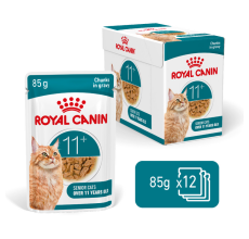Royal Canin Feline Health Nutrition Ageing 11+ Jelly (Wet Food - Pouches) 12 x 85g
