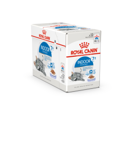 Royal Canin Feline Health Nutrition Indoor 7+ Sterilised Gravy(WET FOOD - Pouches) Pack of 12