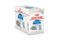 Royal Canin Feline Health Nutrition Indoor 7+ Sterilised Jelly (WET FOOD - Pouches) Pack of 12