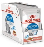 Royal Canin Feline Health Nutrition Indoor Sterilised Gravy (WET FOOD - Pouches)BOX OF 12