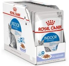 Royal Canin Feline Health Nutrition Indoor Sterilised Jelly - 85g (WET FOOD - Pouches)Pack OF 12