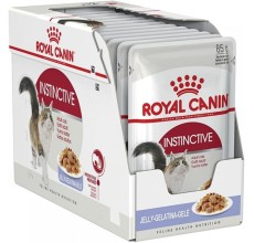 Royal Canin Feline Health Nutrition Instinctive Adult Cats Jelly (WET FOOD - Pouches) Pack of 12