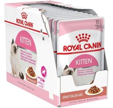 Royal Canin Feline Health Nutrition Kitten Gravy (WET FOOD - 85g Pouch) BOX OF 12