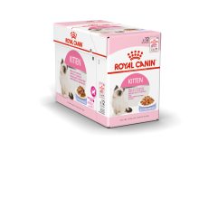 Royal Canin Feline Health Nutrition Kitten Sterilised Jelly (WET FOOD - Pouches) 85g Pack of 12