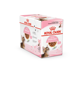 Royal Canin Feline Health Nutrition Kitten Sterilised Gravy (WET FOOD - Pouches) Pack of 12
