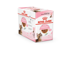 Royal Canin Feline Health Nutrition Kitten Sterilised Gravy (WET FOOD - Pouches) Pack of 12