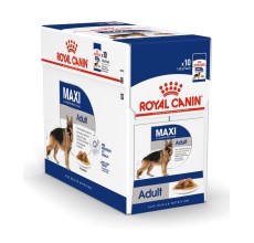 Royal Canin Size Health Nutrition Maxi Adult Gravy(WET FOOD - Pouches)140g Pack of 10