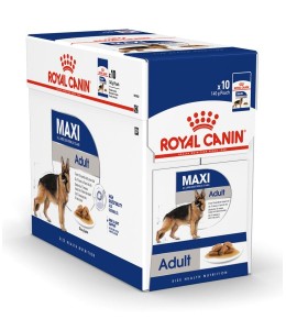 Royal Canin Size Health Nutrition Maxi Adult Gravy(WET FOOD - Pouches)140g Pack of 10