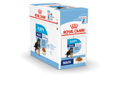 Royal Canin Size Health Nutrition Maxi Puppy Gravy (WET FOOD - Pouches)140g Pack of 10