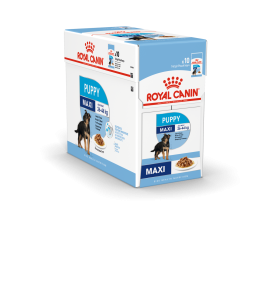 Royal Canin Size Health Nutrition Maxi Puppy Gravy (WET FOOD - Pouches)140g Pack of 10