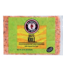 San Fransisco Bay Brand Krill Frozen Flat 16 Oz 454g