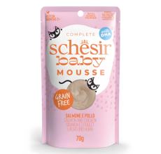 Schesir Baby Mousse Kitten - Salmon And Chicken 70g