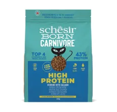 Schesir Born Carnivore Grain Free Oven Baked Dry Food [High-Protein] For Cat - Herring & Salmon  255g