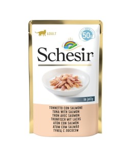 Schesir Cat Pouch-Wet Food Tuna with Salmon 50g