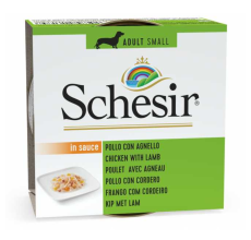Schesir Dog Wet Food Can-Chicken with Lamb - [Weight - 85g]