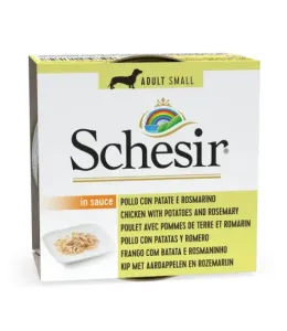 Schesir Dog Wet Food Can-Chicken with Potatoes and Rosemary 85g