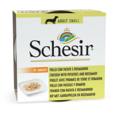 Schesir Dog Wet Food Can-Chicken with Potatoes and Rosemary-[Weight - 85g]