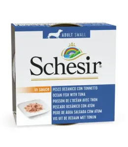 Schesir Dog Wet Food Can-Ocean Fish with Tuna 85g