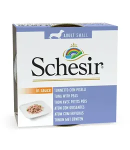 Schesir Dog Wet Food Can-Tuna with Peas 85g