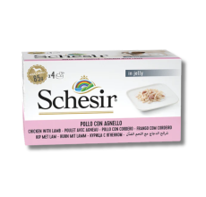 Schesir Dog Wet Food-Chicken Fillets With Lamb[Weight - 340g]
