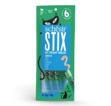 Schesir Stix Treat For Cat In Cream - Tuna 6x15g