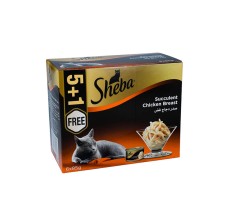 Sheba Succulent Chicken Breast 85g Pack of 6