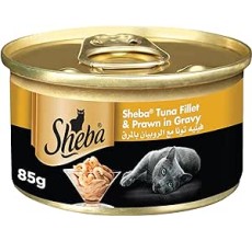 Sheba Tuna & prawn In Seafood 85g