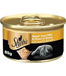 Sheba Tuna & prawn In Seafood 85g