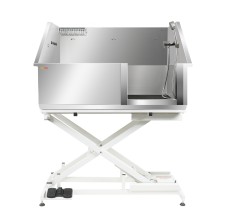 Shernbao Tub Stainless Steel Electric Bathing Tub 127x67x106-176 cm