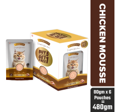 Signature Grain Zero Chicken Mousse Kitten 80gm(5+1)Pc