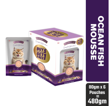 Signature Grain Zero Ocean Fish Mousse Kitten 80gm(5+1)P
