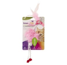 SmartyKat Flamingo Flop Feathered Catnip & Silvervine Cat Toy - 60% OFF SALE (May Look Old / Not New, but in Good Condition)