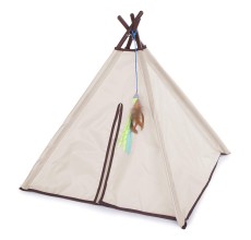 SmartyKat Kitty Camp TeePee Cat Toy